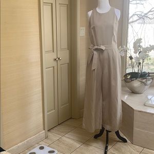 One Piece Cropped Wide-Leg Jumpsuit Size 2 Tall